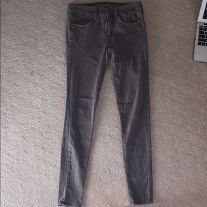 American Eagle brownish grey jeggings